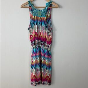 Colorful Sleeveless Dress